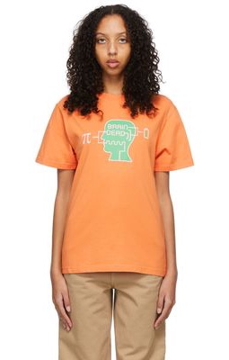 Brain Dead Orange Low Battery T-Shirt
