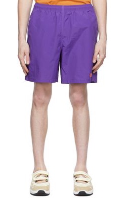 Brain Dead Purple Nylon Shorts