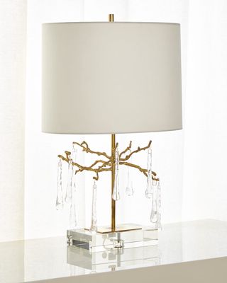 Branched Crystal Table Lamp
