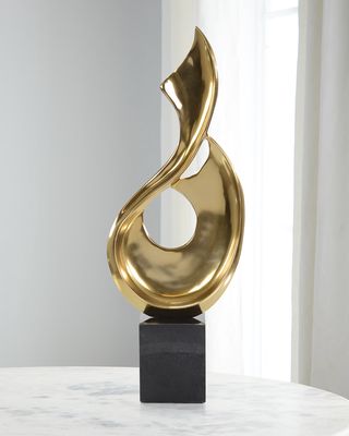 Brass Virage Sculpture