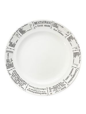 Brasserie 7.5'' Plates 4-Piece Set - White