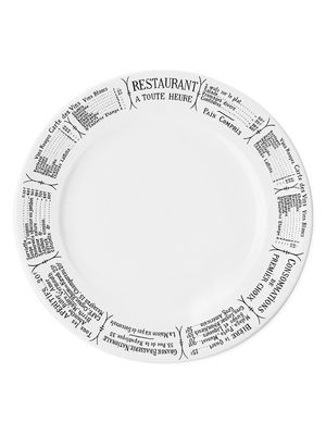 Brasserie 9.5'' Plates 4-Piece Set - White