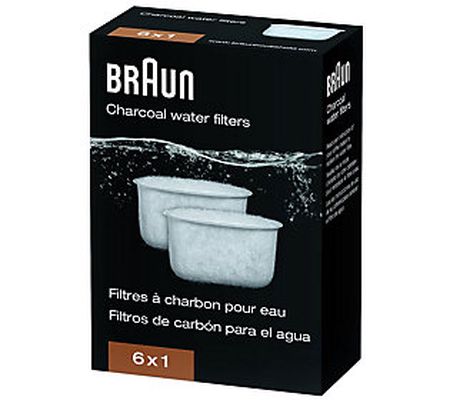 Braun 6-Piece Water Filters for BrewSense Drip Coffee Maker