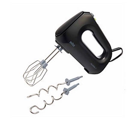 Braun MultiMix 1 Hand Mixer with Beaters, Dough Hooks and Acc