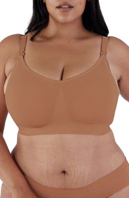 Bravado Designs Body Silk Seamless Recycled Nylon Blend Wireless Maternity/Nursing Bra in Cinnamon