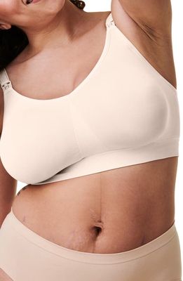 Bravado Designs Body Silk Seamless Recycled Nylon Blend Wireless Maternity/Nursing Bra in Pearl