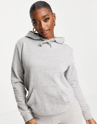 Brave Soul relaxed fit clara hoodie in gray-Grey