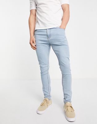 Brave Soul skinny fit jeans in light blue