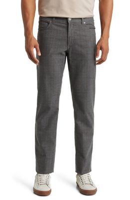 Brax Cooper Flex Prince of Wales Straight Leg Pants in Graphit