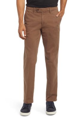 Brax Evans Flat Front Chinos in Camel