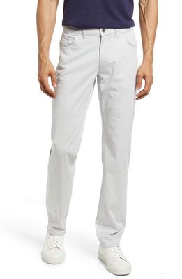 Brax Men's Cadizu Five Pocket Trousers in Silver
