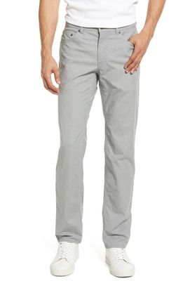 Brax Men's Cooper Fancy Stretch Five Pocket Pants in 06-Grey