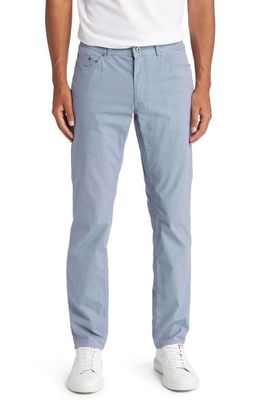 Brax Men's Cooper Fancy Stretch Five Pocket Pants in 26-Blue
