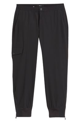 Brax Men's Z-Tech Zip Cuff Trousers in Black