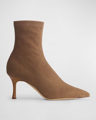 Brea Suede Stiletto Ankle Booties