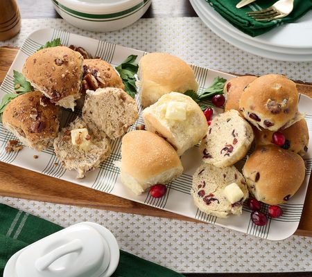 Bread & Bread 3 Trays of Holiday Pull Apart Dinner Rolls