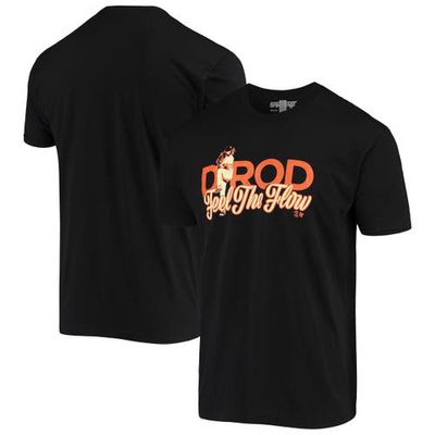 BREAKINGT Men's Dereck Rodriguez Black San Francisco Giants D-Rod Flow T-Shirt