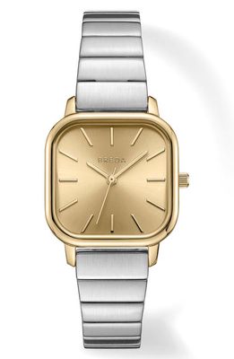 BREDA Esther Bracelet Watch, 26mm in Silver/18K Gold-Plated 