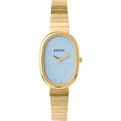 BREDA Jane Bracelet Watch, 23mm in Gold/Gold/Sky 