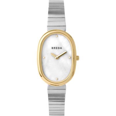 BREDA Jane Bracelet Watch, 23mm in Gold/Silver/Pearl 