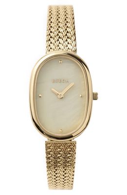 BREDA Jane Mesh Strap Watch, 23mm in Gold 