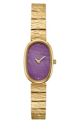 BREDA Jane Revival Bracelet Watch, 18mm in 18K Gold-Purple 