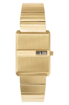 BREDA Pulse Bracelet Watch, 26mm in Gold 