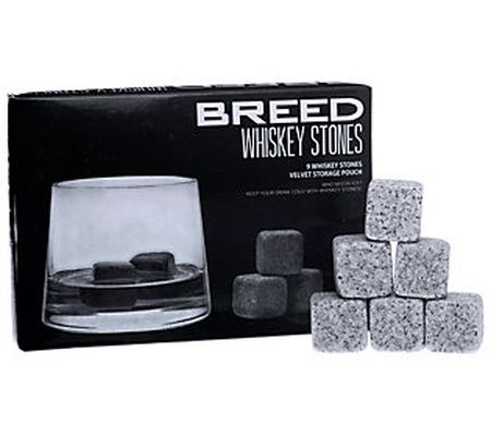 Breed 9-pc Whiskey Stones Set