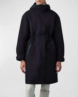 Breer-City Long 2-in-1 Rain Parka with Removable Liner