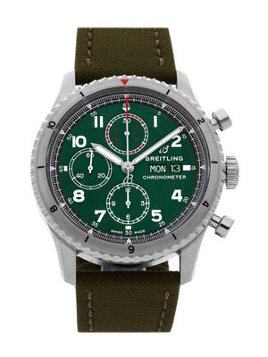 Breitling 2020 pre-owned Aviator 8 Chronograph Curtiss Warhawk 43mm - Green