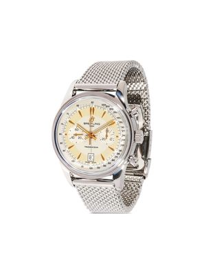 Breitling pre-owned Transocean 46mm - Silver