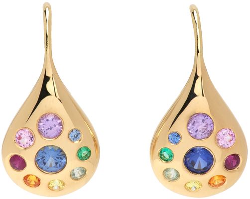 BRENT NEALE Multicolor Petal Drop Earrings