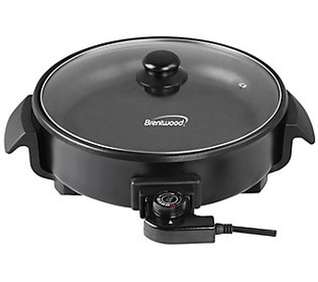 Brentwood 12-Inch Round Non-Stick Electric Skil let