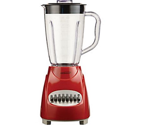 Brentwood 12 Speed Blender with Jar - Red