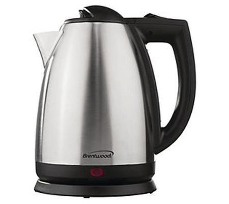 Brentwood 2L Stainless Steel Electric Cordless Tea Kettle