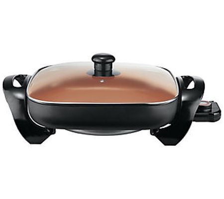 Brentwood Appliances 12" Nonstick Copper Electr ic Skillet