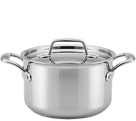 Breville 4-Qt Thermal Pro Clad Stainless Steel Sauce Pot
