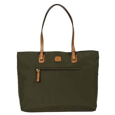 Bric's X-TRAVEL Ladies' Commuter Tote in Olive 17 x 12 x
