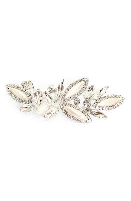 Brides & Hairpins Carolina Crystal Hair Clip in Silver