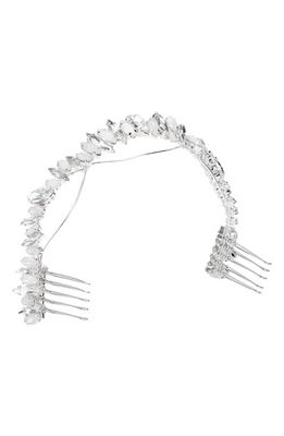 Brides & Hairpins Delphina Crown in Silver
