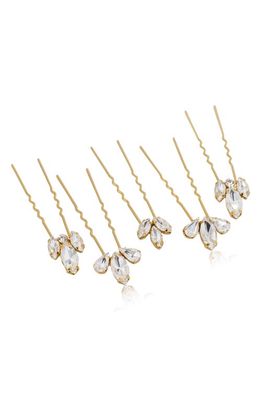 Brides & Hairpins Heo Set of 5 Hair Pins in Gold