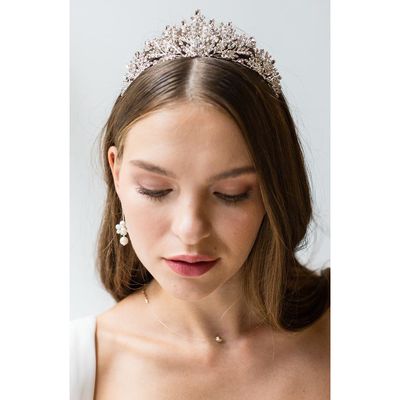 Brides & Hairpins Karissa Crystal Crown in Silver 