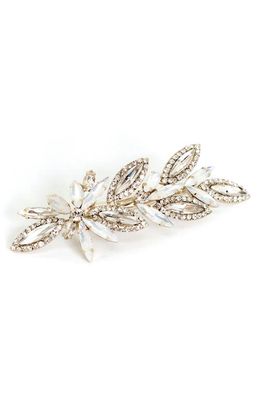 Brides & Hairpins Michal Opal & Crystal Hair Clip in Gold