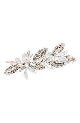 Brides & Hairpins Michal Opal & Crystal Hair Clip in Silver