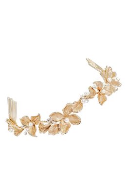 Brides & Hairpins Noemie Halo Crown Comb in Gold