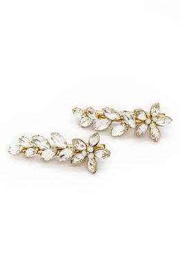Brides & Hairpins Sona Set of 2 Hair Clips in Gold