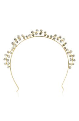 Brides & Hairpins Sydney Crystal Crown in Gold