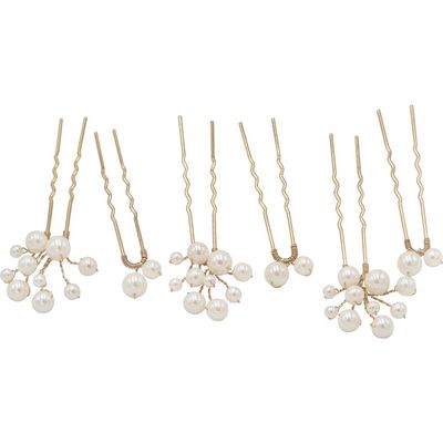 Brides & Hairpins Wrenlee 6-Pack Hair Pins in Gold 