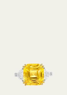 Bridget Yellow Sapphire and Diamond Statement Ring