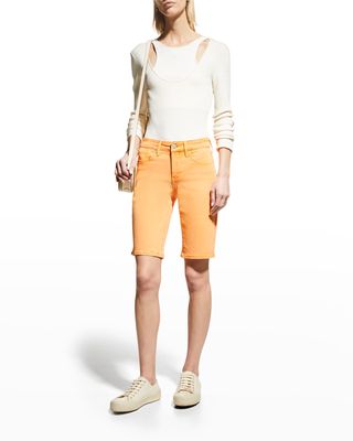 Briella Colored Jean Bermuda Shorts